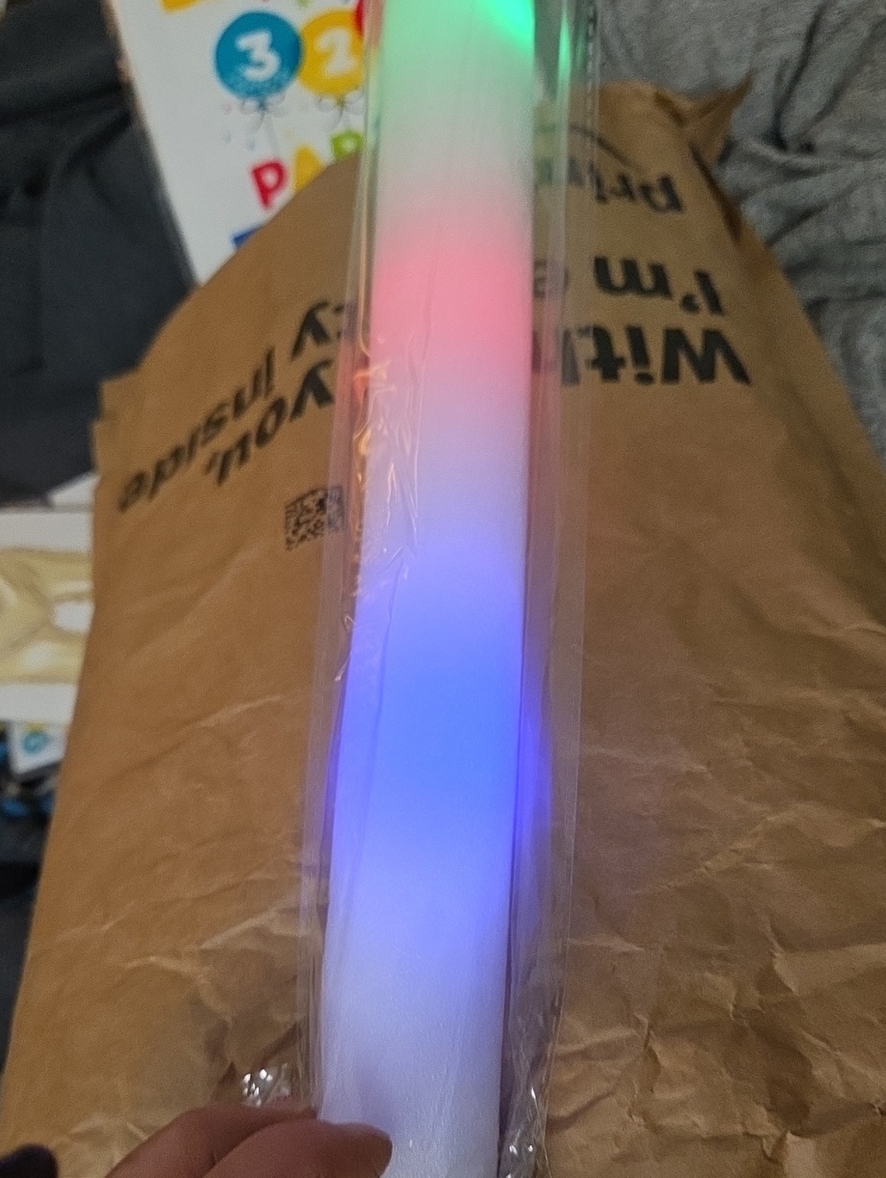 LED Color-Changing Party Foam Stick - Multicolor X18